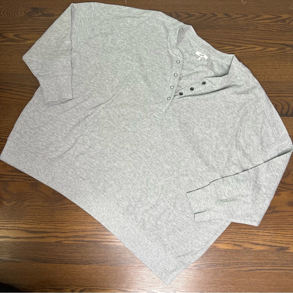Nwot Maurice’s The Lounge Shop Henley Pullover In Gray Size 4x View 3
